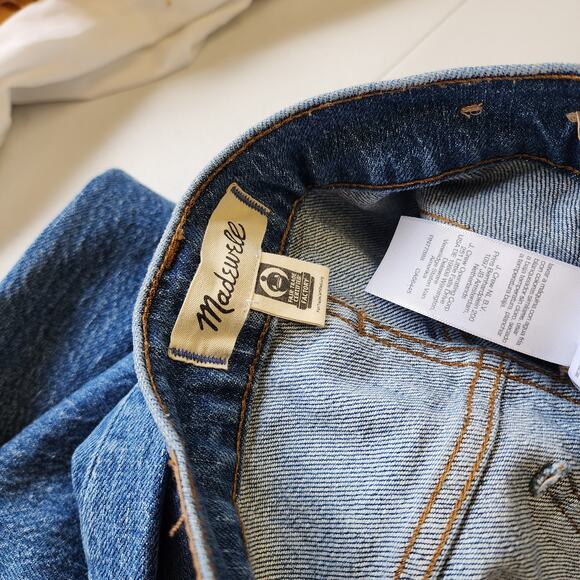 Madewell The Perfect Vintage Jean in Earlside Wash Raw-Hem Edition Size 24 - Picture 7 of 10